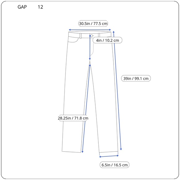 GAP Classic Fit Women’s Ankle Jeans - Picture 8 of 8